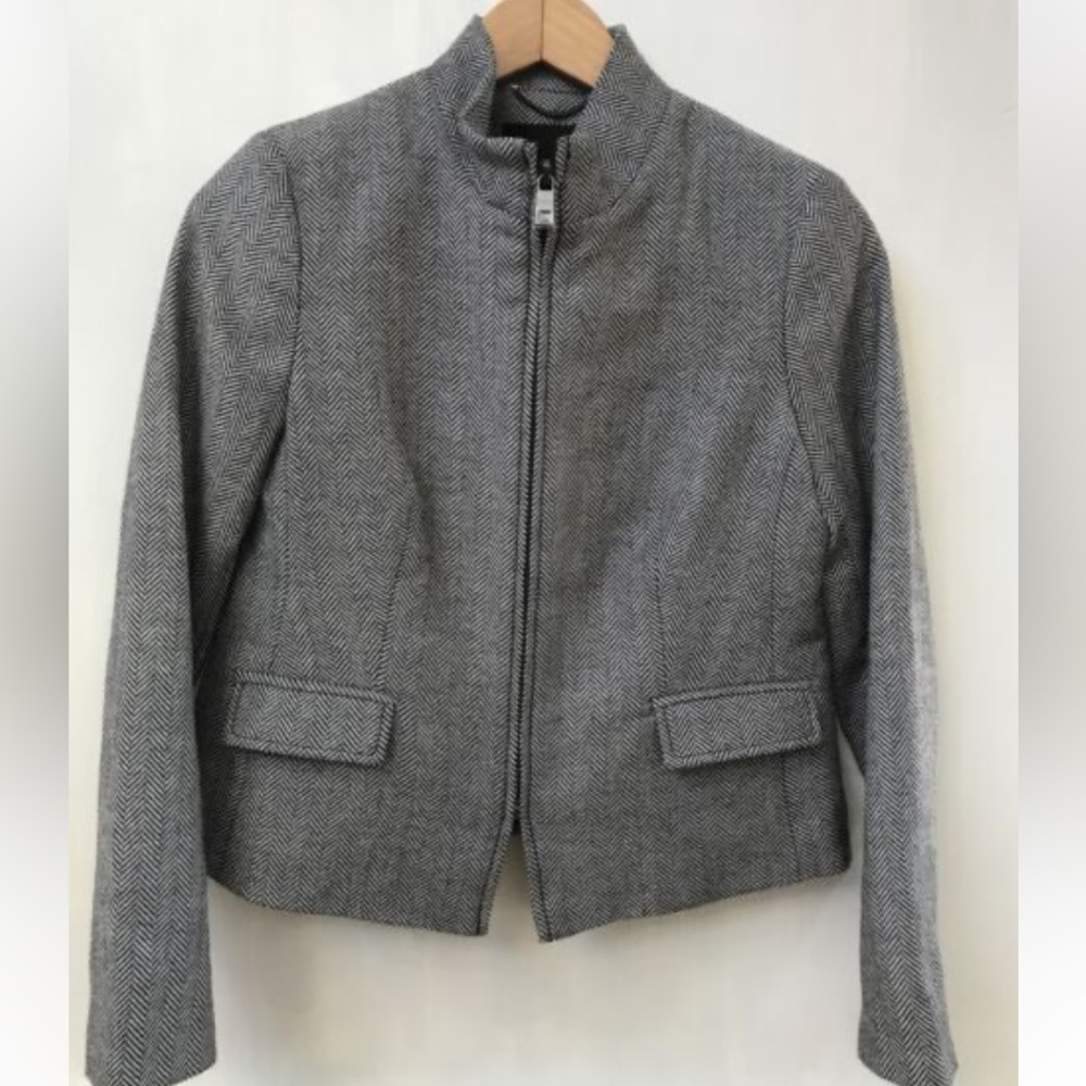 Banana Republic herringbone blazer